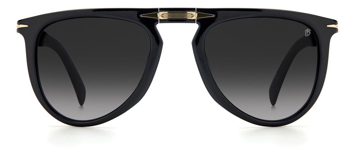 David Beckham DB 1039/S/FD Black Gold/ Blue Gold Mirror
