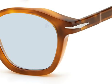 David Beckham DB 7046/S Black Horn/ Green Lens