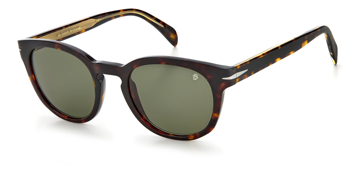 David Beckham DB 1046/S Brown Horn/ Grey Lens 50 / Plastic / Acetate