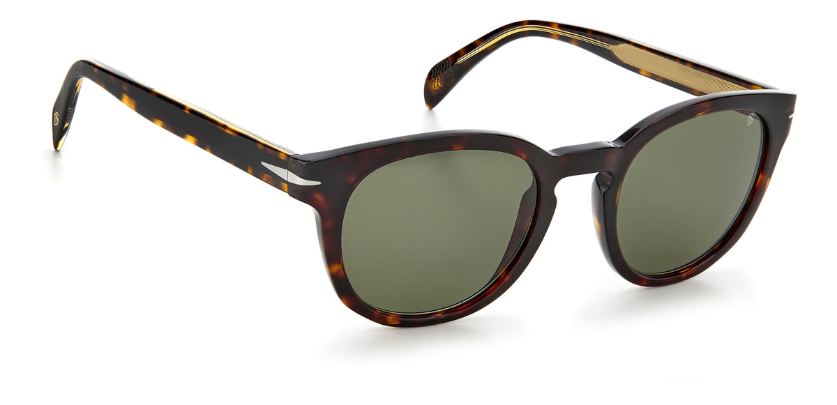 David Beckham DB 1046/S Brown Horn/ Grey Lens 50 / Plastic / Acetate