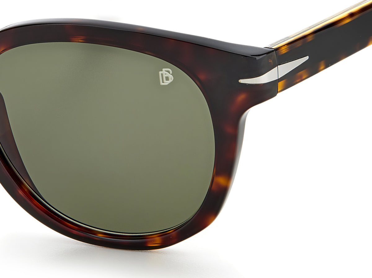 David Beckham DB 1046/S Brown Horn/ Grey Lens 50 / Plastic / Acetate