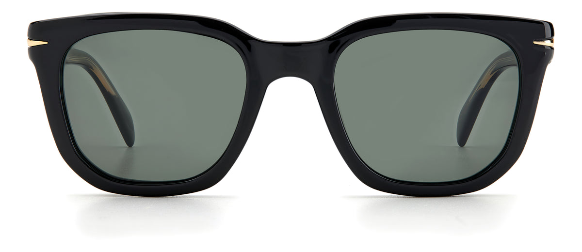 David Beckham DB 7043/CS Black/ Green Lens Polarised