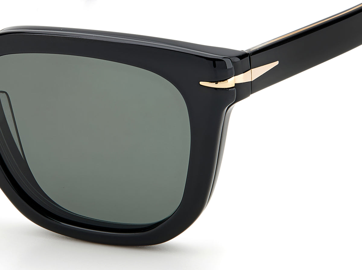 David Beckham DB 7043/CS Black/ Green Lens Polarised