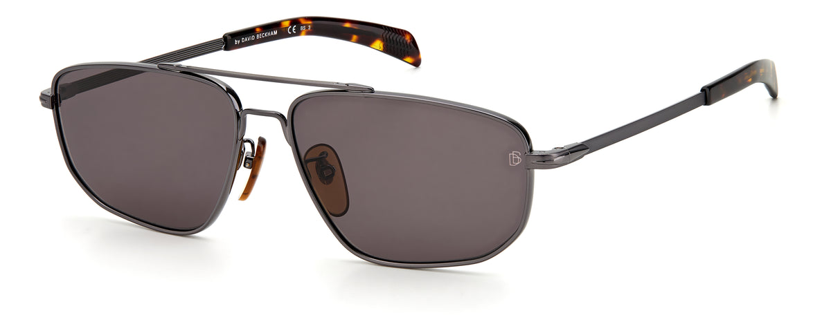 David Beckham DB 1054/F/S Black Silver/ Grey Lens Polarised