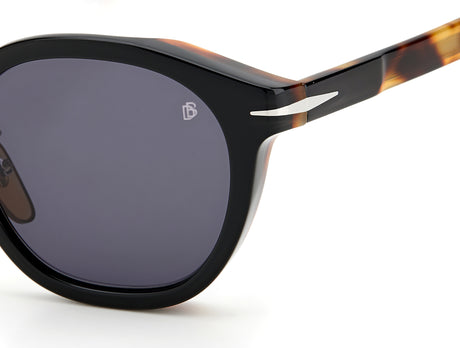 David Beckham DB 7057/F/S Matte Black/ Green Lens 56 / Plastic / Metal