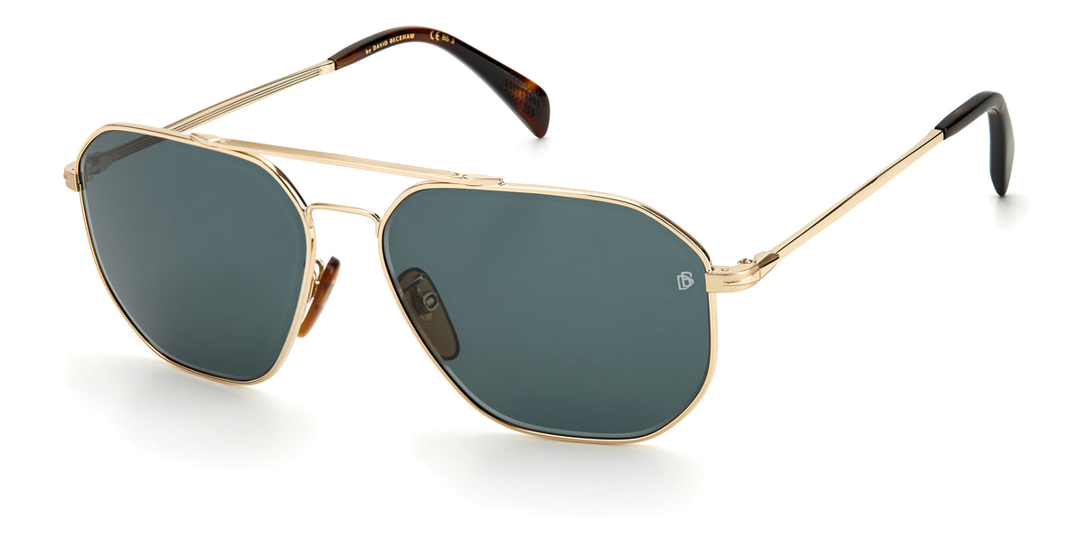 David Beckham DB 1041/S Gold Havana/ Green Lens