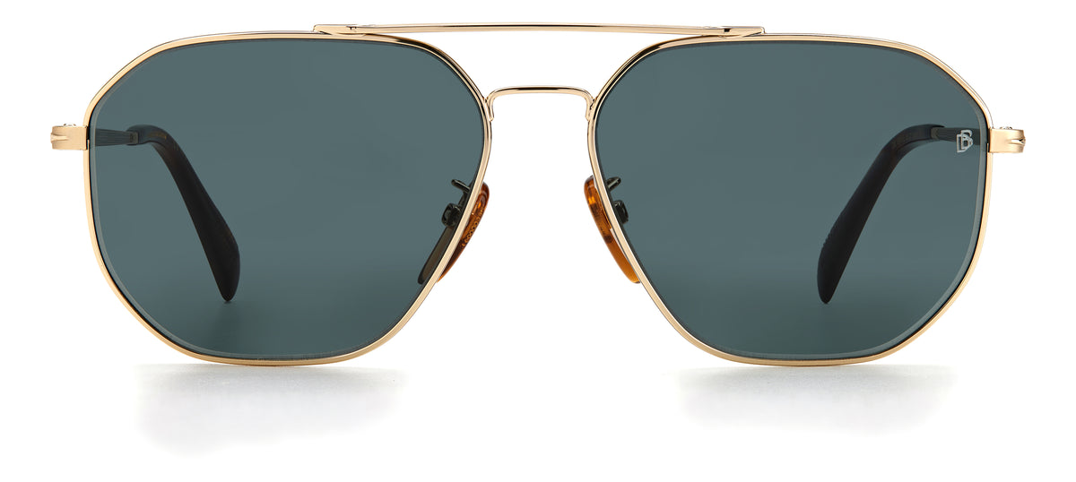 David Beckham DB 1041/S Gold Havana/ Green Lens