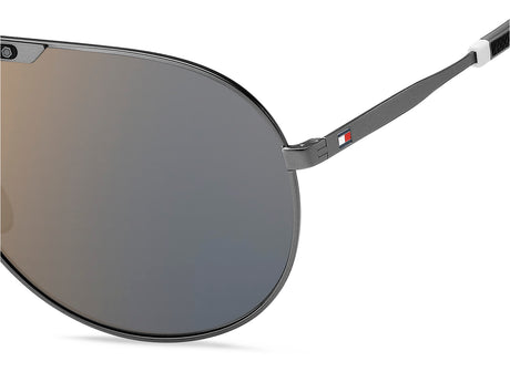 Tommy Hilfiger TH 1801/S Matte Dark Ruthenium/ Grey Bronze Mirror