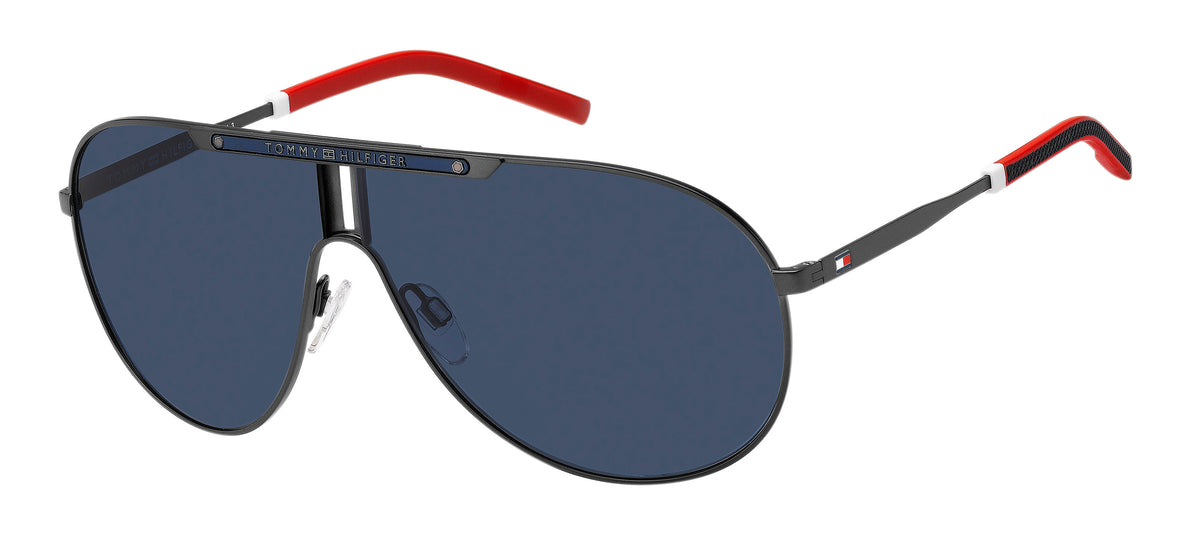 Tommy Hilfiger TH 1801/S Matte Ruthenium Black/ Blue