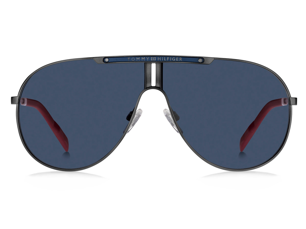 Tommy Hilfiger TH 1801/S Matte Ruthenium Black/ Blue