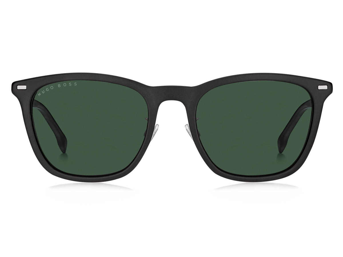BOSS 1290/F/SK 003 56 QT Matte Black 
Green Lenses
