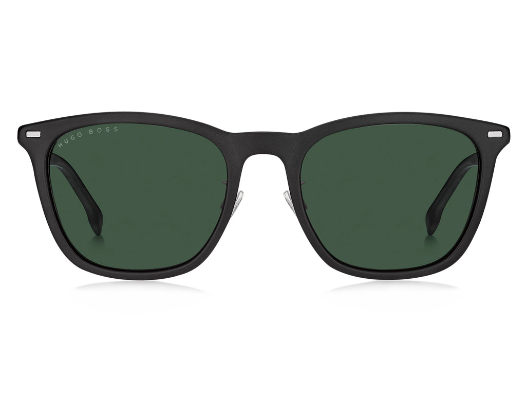 BOSS 1290/F/SK 003 56 QT Matte Black 
Green Lenses