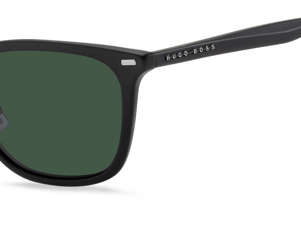BOSS 1290/F/SK 003 56 QT Matte Black 
Green Lenses