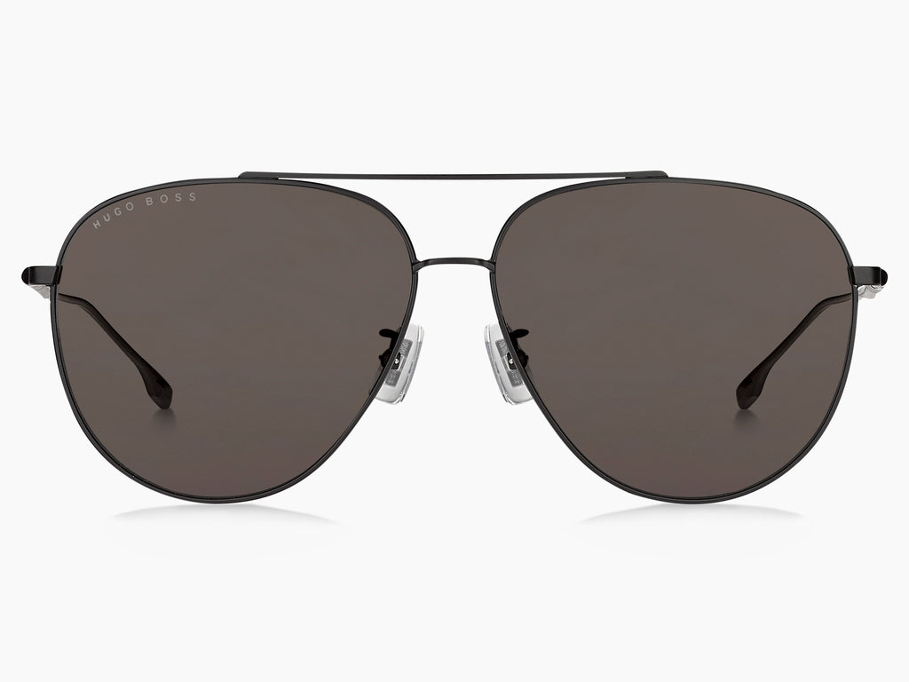 BOSS 1296/F/S Matte Black/ Grey 63 / Plastic / Metal