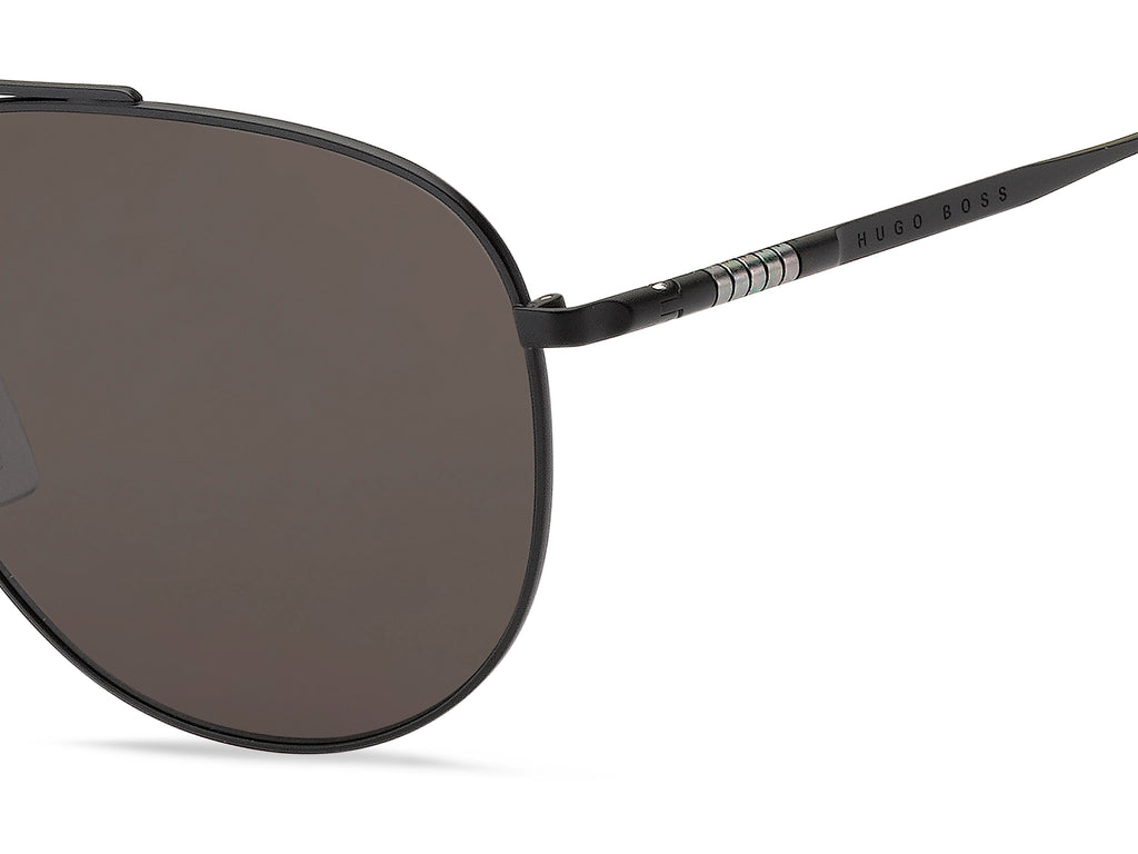 BOSS 1296/F/S Matte Black/ Grey 63 / Plastic / Metal