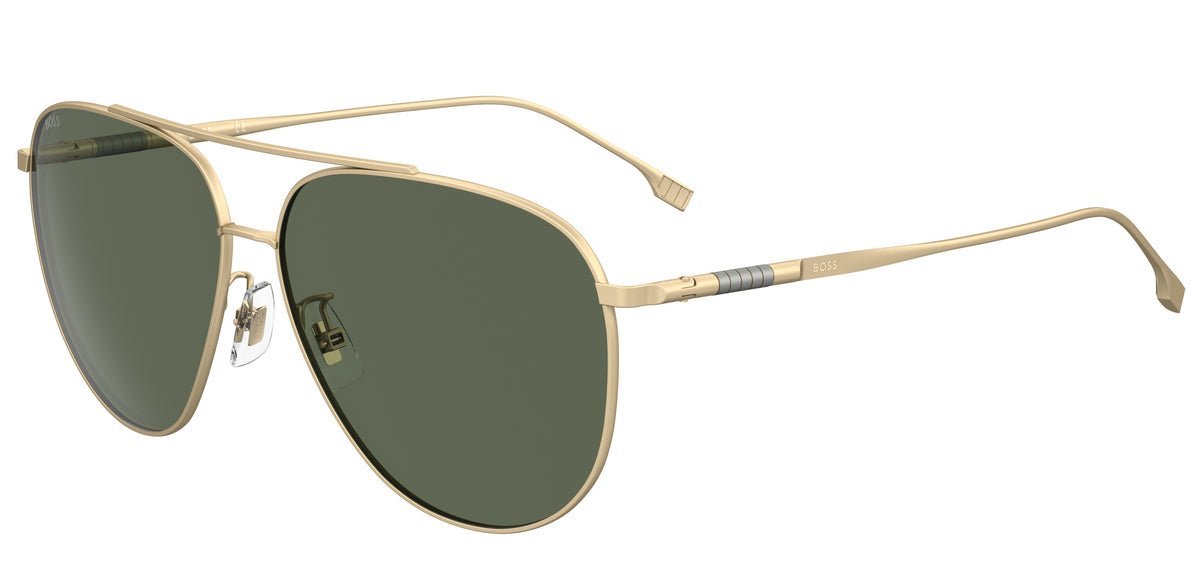 BOSS 1296/F/S Matte Gold/ Green
