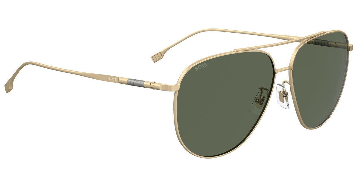 BOSS 1296/F/S Matte Gold/ Green