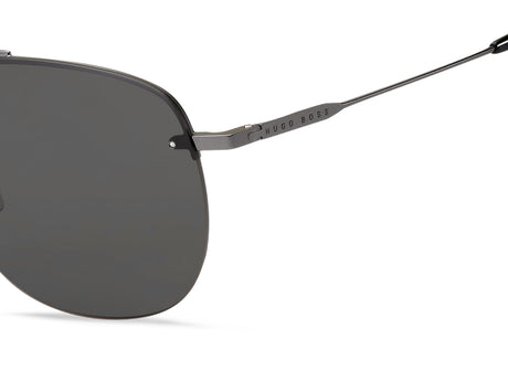 BOSS 1286/F/SK R80 61 IR Matte Dark Ruthenium 
Grey Lenses