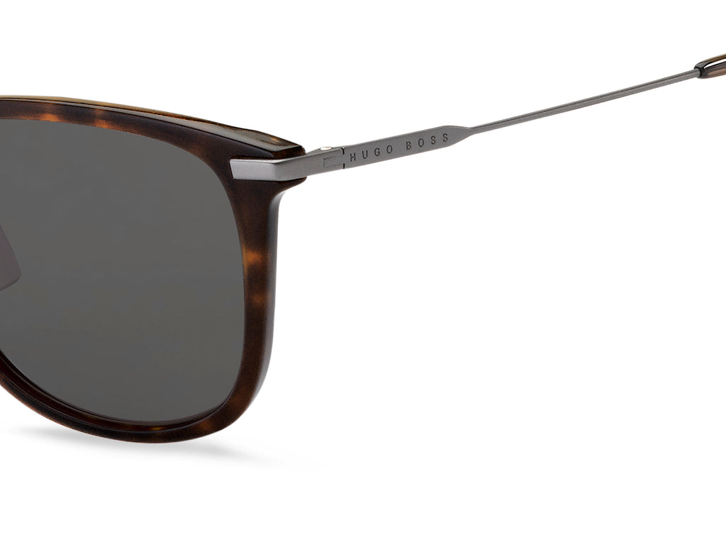 BOSS 1287/F/SK Havana/ Grey 56 / CR-39 Organic / Acetate