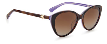 Kate Spade Visalia/G/S 204130 Havana/ Brown Shaded Polarized 55 / Plastic / Acetate