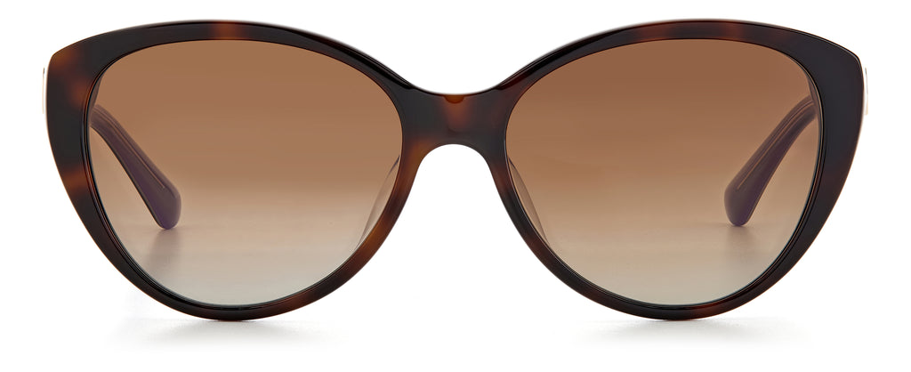 Kate Spade Visalia/G/S 204130 Havana/ Brown Shaded Polarized 55 / Plastic / Acetate