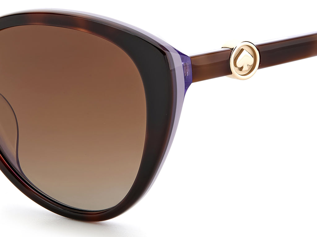 Kate Spade Visalia/G/S 204130 Havana/ Brown Shaded Polarized 55 / Plastic / Acetate