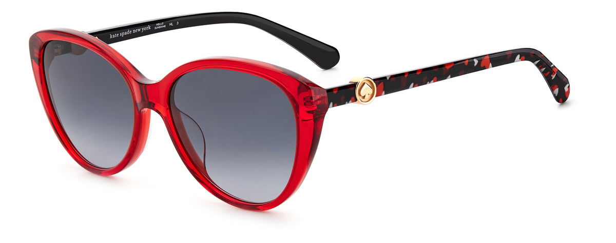 Kate Spade Visalia/G/S 204130 Red/ Dark Grey Shaded