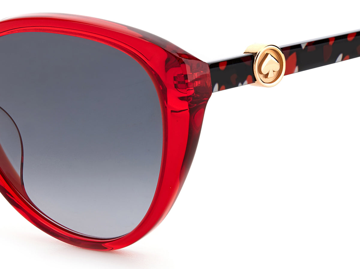 Kate Spade Visalia/G/S 204130 Red/ Dark Grey Shaded