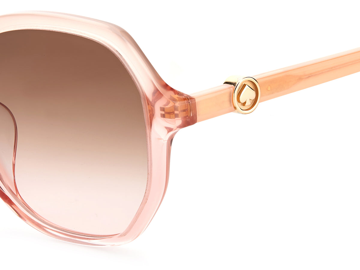Kate Spade Lourdes/F/S 204134 Peach/ Brown Pink Shaded 57 / Plastic / Acetate