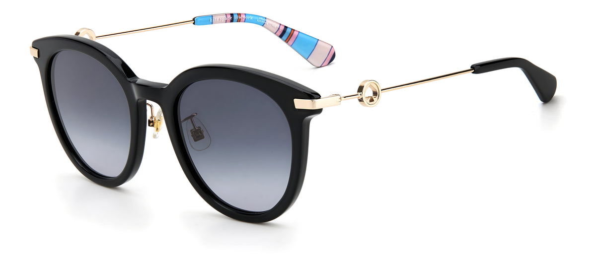Kate Spade Keesey/G/S 204136 Black/ Dark Grey Shaded