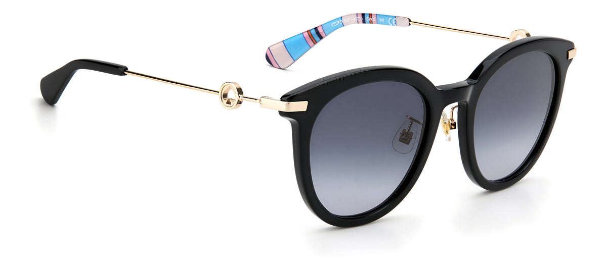 Kate Spade Keesey/G/S 204136 Black/ Dark Grey Shaded