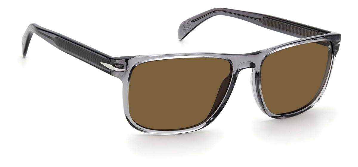 David Beckham DB 1060/S Grey/ Brown Lens 57 / Plastic / Acetate