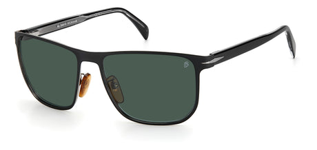 David Beckham Sunglasses DB 1061/S Matte Black Ruthenium/ Green Lens