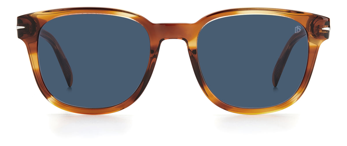 David Beckham DB 1062/S Brown Horn/ Blue Lens 52 / Plastic / Acetate