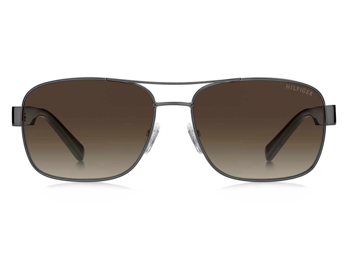Tommy Hilfiger TH 1665/RE/S Dark Ruthenium Black/ Brown Shaded