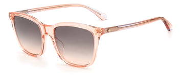 Kate Spade Pavia/G/S 204257 Peach/ Grey Fuchsia 55 / Plastic / Acetate