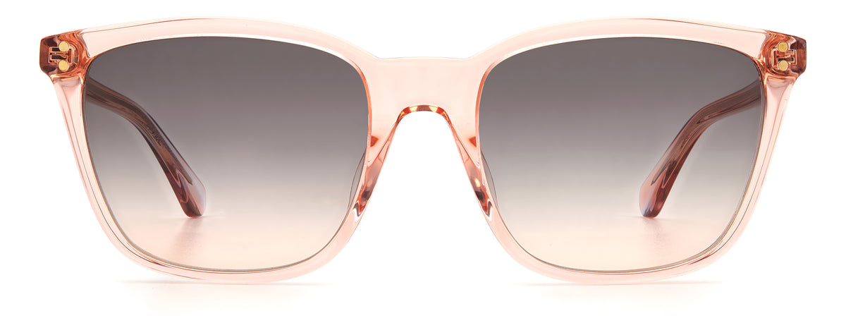 Kate Spade Pavia/G/S 204257 Peach/ Grey Fuchsia 55 / Plastic / Acetate