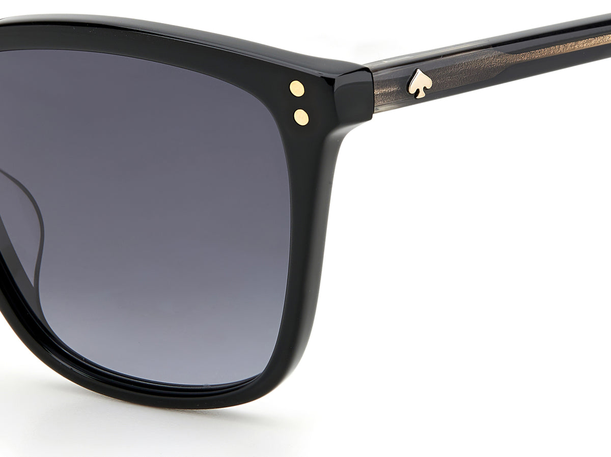 Kate Spade Pavia/G/S 204257 Black/ Dark Grey Shaded 55 / Plastic / Acetate