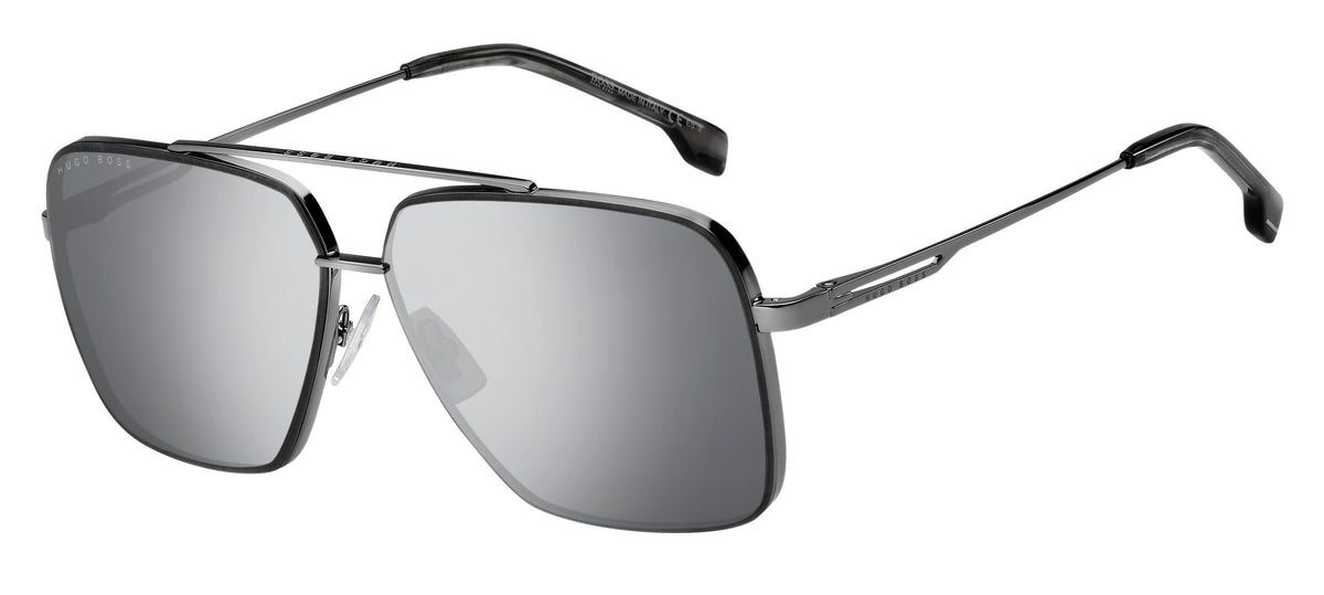 BOSS 1325/S KJ1 T4 62 Dark Ruthenium 
Silver Mirror Lenses