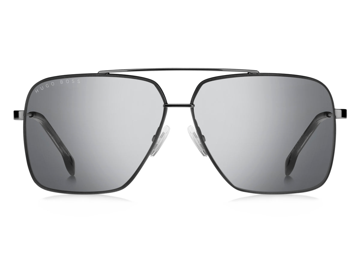 BOSS 1325/S KJ1 T4 62 Dark Ruthenium 
Silver Mirror Lenses