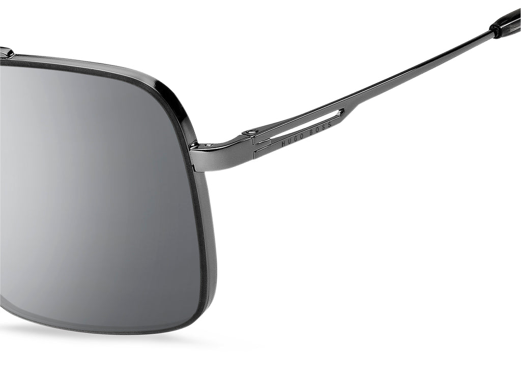 BOSS 1325/S KJ1 T4 62 Dark Ruthenium 
Silver Mirror Lenses