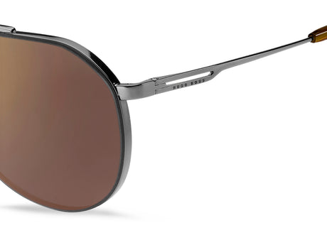 BOSS 1326/S Brown Horn Ruthenium/ Gold Mirror 60 / Plastic / Metal