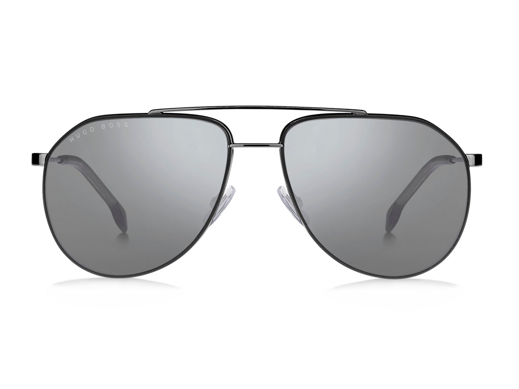 BOSS 1326/S KJ1 T4 60 Dark Ruthenium 
Silver Mirror Lenses