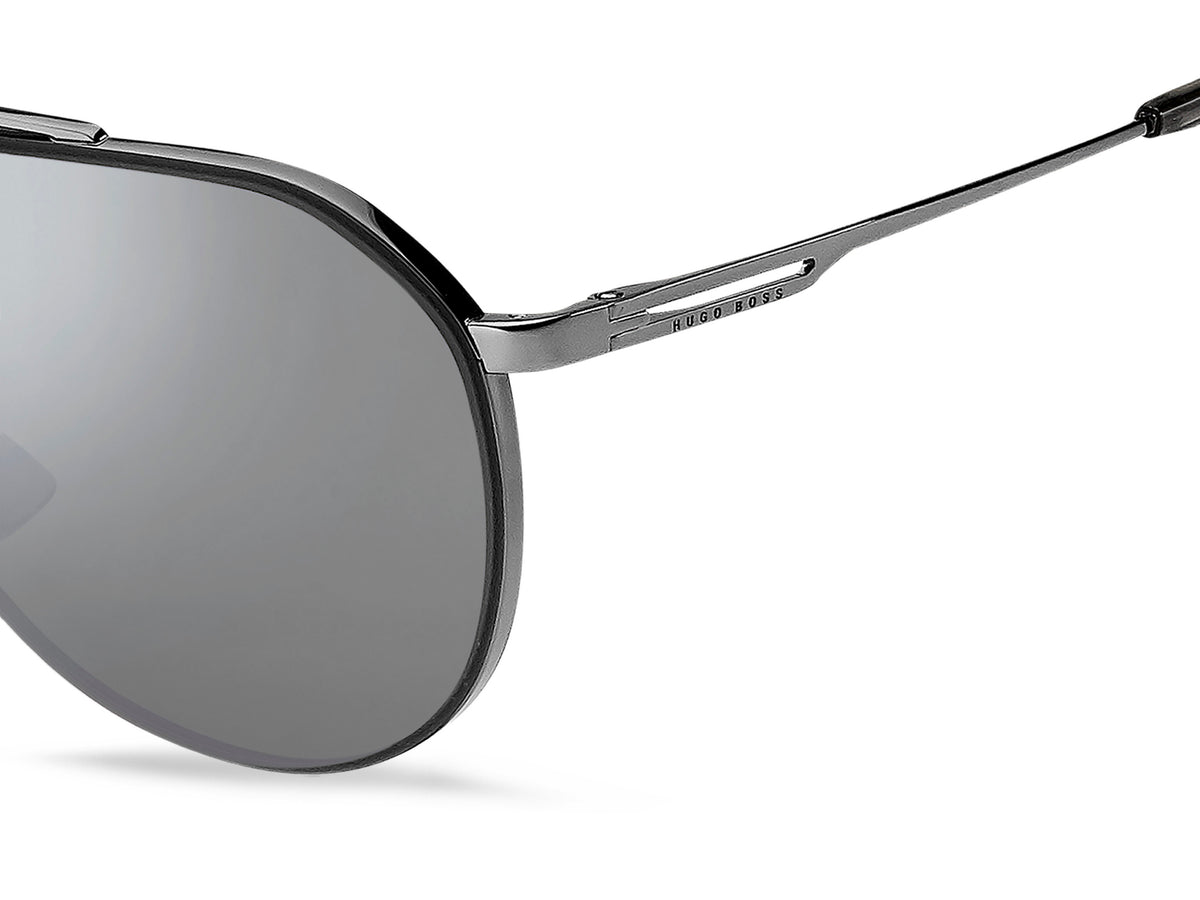 BOSS 1326/S KJ1 T4 60 Dark Ruthenium 
Silver Mirror Lenses