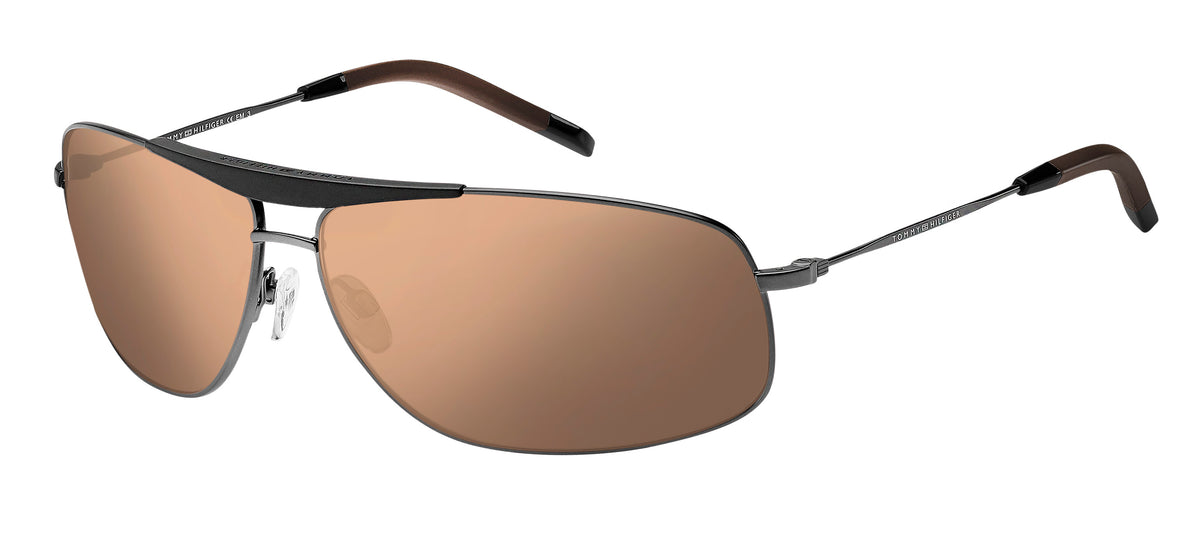 Tommy Hilfiger TH 1797/S Matte Ruthenium Black/ Brown Gold Oleophobic