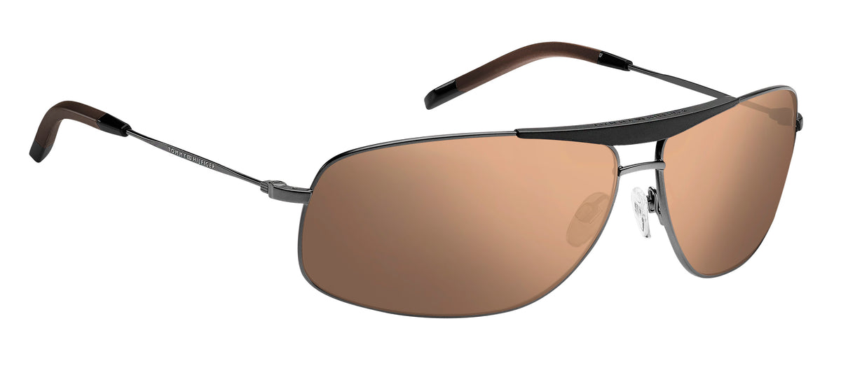 Tommy Hilfiger TH 1797/S Matte Ruthenium Black/ Brown Gold Oleophobic
