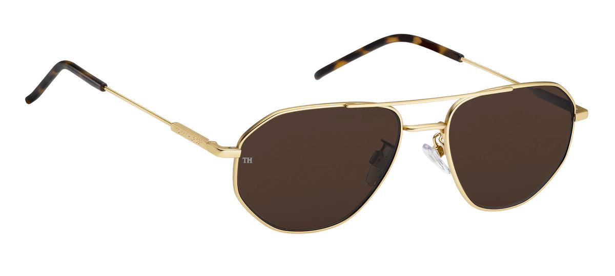 Tommy Hilfiger TH 1866/F/S Matte Gold/ Brown