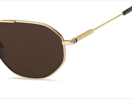Tommy Hilfiger TH 1866/F/S Matte Gold/ Brown