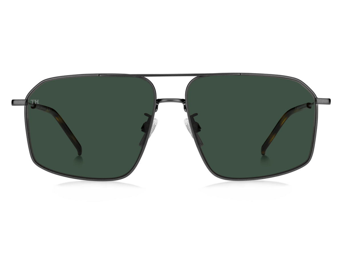 Tommy Hilfiger TH 1867/F/S Matte Ruthenium Black/ Green