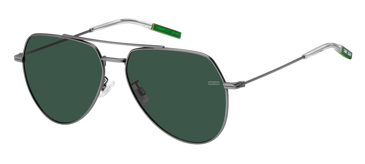 Tommy Hilfiger TJ 0064/F/S Matte Dark Ruthenium/ Green